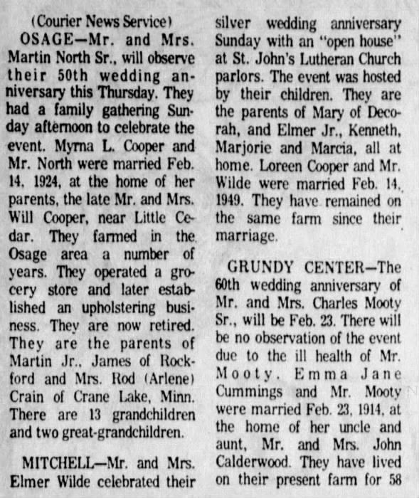Clipping from The Courier